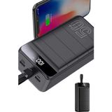 Marsilyan Hızlı Taşınabilir 50.000 Mah Powerbank LED Ekran Android ve Ios Uyumlu - Renkli