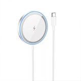 Marsilyan Hoco CW53 15W Magsafe Kablosuz Wireless Stand Hızlı Şarj CIHAZI-(5775) - 20W GaN Black