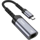 Marsilyan Hoco UA26 Type-c OTG RJ45 İnternet Adaptörü Dönüştürücü 1000 Mbps-(5775) -