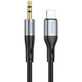 Marsilyan Hoco UPA22 Iphone Lightning To 3.5mm Aux Ses Aktarım Kablosu - Siyah - standart