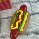 Marsilyan Hot Dog Sesli Köpek Oyuncağı - Renkli - 1