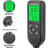 Marsilyan HW-300PRO Oto Boya Kalınlık Ölçer Fe Nfe 2000ΜM + 2 Fonksiyonlu Bardak Tutucu Hediyeli - 1