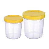 Marsilyan Içiçe Geçen 2 Li Saklama Kabı (250VE 400ML) - Renkli - 1