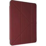 Marsilyan iPad Air 4 10.9 Kılıf Kalemlikli Mars Tablet Kılıfı - Mürdüm - Renkli