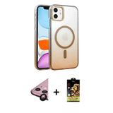 Marsilyan™- İphone 11 Kılıf Ahenk Doku Özel Seri - Siyah Buffer Cam Ekran Koruyucu + Raze Metal Kamera Lens - Sh