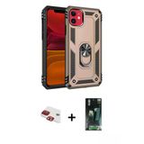 Marsilyan™- İphone 11 Kılıf Ahenk Klasik Koleksiyonu - Şeffaf 360 Full Body Arka Koruyucu + Pers Alüminyum Kamera Lens -