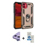 Marsilyan™- İphone 11 Kılıf Ahenk Klasik Koleksiyonu - Şeffaf Royal Nano Ekran Koruyucu + Raze Metal Kamera Lens - Mr