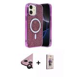 Marsilyan™- İphone 11 Kılıf Eksen Çizgi - Siyah Bilvis 3D Cam Ekran Koruyucu + Raze Metal Kamera Lens - Sh