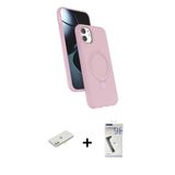 Marsilyan™- İphone 11 Kılıf İz Işık Koleksiyonu - Şeffaf Uv Polymer Nano Ekran Koruyucu + Renkli Kamera Lens Koruma Cam