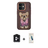 Marsilyan™- İphone 11 Kılıf İz Minimal Koleksiyonu - Şeffaf Pasifik Cam Ekran Koruyucu + Pvd Metal Kamera Lens - Yl