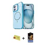 Marsilyan™- İphone 11 Kılıf Kıvılcım Form Prime - Siyah Buffer Hayalet Cam Ekran Koruyucu + Rainbow Kamera Lens Koruma C