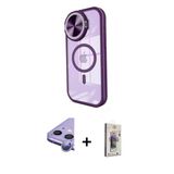 Marsilyan™- İphone 11 Kılıf Kıvılcım Modern Koleksiyonu - Siyah Bilvis 3D Cam Ekran Koruyucu + Raze Metal Kamera Lens -