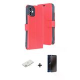 Marsilyan™- İphone 11 Kılıf Siluet Işık Serisi - Siyah 3D Antistatik Hayalet Cam Ekran Koruyucu + Renkli Kamera Lens Kor
