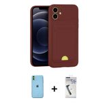 Marsilyan™- İphone 11 Kılıf Vadi Çizgi Prime - Şeffaf Uv Polymer Nano Ekran Koruyucu + Neon Fosforlu Kamera Lens - Yl
