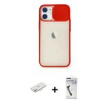 Marsilyan™- İphone 11 Kılıf Vadi Çizgi - Şeffaf Uv Polymer Nano Ekran Koruyucu + Renkli Kamera Lens Koruma Cam - Yl