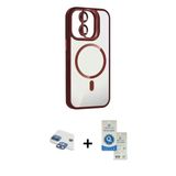 Marsilyan™- İphone 11 Kılıf Yadigar Asil Koleksiyonu - Şeffaf Royal Nano Ekran Koruyucu + Pers Alüminyum Kamera Lens - G