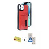 Marsilyan™- İphone 11 Kılıf Yörünge Işık Serisi - Şeffaf Royal Nano Ekran Koruyucu + Rainbow Kamera Lens Koruma Cam - Kı