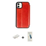 Marsilyan™- İphone 11 Kılıf Zirve Yansıma Serisi - Şeffaf Pasifik Cam Ekran Koruyucu + Renkli Kamera Lens Koruma Cam - S