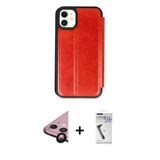 Marsilyan™- İphone 11 Kılıf Zirve Yansıma Serisi - Şeffaf Uv Polymer Nano Ekran Koruyucu + Raze Metal Kamera Lens - Sh