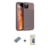 Marsilyan™- İphone 11 Pro Kılıf Eksen Form Prime - Siyah 6D Mat Seramik Hayalet Nano Ekran Koruyucu + Shine Kamera Lens