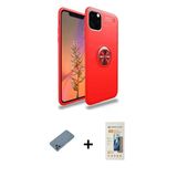 Marsilyan™- İphone 11 Pro Kılıf Yankı Form Prime - Siyah 6D Mat Seramik Hayalet Nano Ekran Koruyucu + Shine Kamera Lens