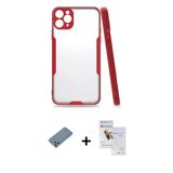 Marsilyan™- İphone 11 Pro Max Kılıf Atlas Asil Serisi - Siyah Seramik Nano Ekran Koruyucu + Shine Kamera Lens Koruma Cam