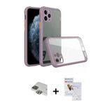 Marsilyan™- İphone 11 Pro Max Kılıf Nova Asil Özel Seri - Siyah Seramik Nano Ekran Koruyucu + Pers Alüminyum Kamera Lens