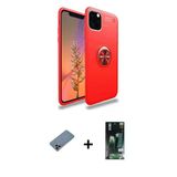 Marsilyan™- İphone 11 Pro Max Kılıf Yankı Form Prime - Siyah 360 Mat Full Body Arka Koruyucu + Shine Kamera Lens Koruma