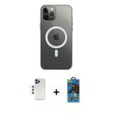 Marsilyan™- İphone 12 Pro Max Kılıf Ahenk Yansıma Prime - Siyah 18D Cam Ekran Koruyucu + Shine Kamera Lens - Lt