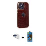 Marsilyan™- İphone 13 Pro Max Kılıf Ufuk Form Prime - Siyah 18D Cam Ekran Koruyucu + Pers Alüminyum Kamera Lens - Lt