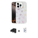 Marsilyan™- İphone 15 Pro Kılıf Odak Prime - Siyah Bilvis 0.18Mm Plus Cam Ekran Koruyucu + Raze Metal Kamera Lens - Tmgı