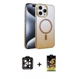 Marsilyan™- İphone 15 Pro Max Kılıf Ahenk Doku Özel Seri - Siyah Buffer Cam Ekran Koruyucu + Pvd Metal Kamera Lens - Tu