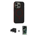 Marsilyan™- İphone 15 Pro Max Kılıf Ahenk Form Serisi - Şeffaf 360 Full Body Arka Koruyucu + Raze Metal Kamera Lens - Sh