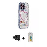 Marsilyan™- İphone 15 Pro Max Kılıf Ahenk Modern Serisi - Siyah Polymer Nano Ekran Koruyucu + Raze Metal Kamera Lens - S