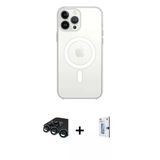 Marsilyan™- İphone 15 Pro Max Kılıf Ahenk Yansıma Prime - Siyah Bilvis 0.18Mm Plus Cam Ekran Koruyucu + Raze Metal Kamer
