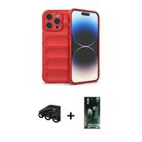 Marsilyan™- İphone 15 Pro Max Kılıf Atlas Koleksiyonu - Şeffaf 360 Full Body Arka Koruyucu + Raze Metal Kamera Lens - Sh