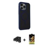 Marsilyan™- İphone 15 Pro Max Kılıf Çekirdek Yansıma Prime - Siyah Buffer Cam Ekran Koruyucu + Raze Metal Kamera Lens -