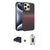 Marsilyan™- İphone 15 Pro Max Kılıf Doruk Serisi - Siyah Bilvis Hayalet Cam Ekran Koruyucu + Raze Metal Kamera Lens - Lt