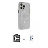 Marsilyan™- İphone 15 Pro Max Kılıf Kıvılcım Asil Özel Seri - Siyah Bilvis 0.18Mm Plus Cam Ekran Koruyucu + Pvd Metal Ka