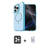 Marsilyan™- İphone 15 Pro Max Kılıf Kıvılcım Form Prime - Siyah Bilvis 0.18Mm Plus Cam Ekran Koruyucu + Pvd Metal Kamera