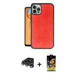 Marsilyan™- İphone 15 Pro Max Kılıf Kıvılcım Işık Serisi - Siyah Buffer Cam Ekran Koruyucu + Raze Metal Kamera Lens - Gs