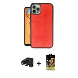 Marsilyan™- İphone 15 Pro Max Kılıf Kıvılcım Işık Serisi - Siyah Buffer Cam Ekran Koruyucu + Raze Metal Kamera Lens - Sh