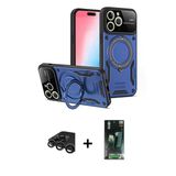 Marsilyan™- İphone 15 Pro Max Kılıf Kıvılcım Modern Serisi - Şeffaf 360 Full Body Arka Koruyucu + Raze Metal Kamera Lens
