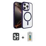 Marsilyan™- İphone 15 Pro Max Kılıf Kıvılcım Prime - Siyah Polymer Nano Ekran Koruyucu + Pvd Metal Kamera Lens - Lt