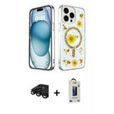 Marsilyan™- İphone 15 Pro Max Kılıf Kozmos Doku - Siyah Bilvis Hayalet Cam Ekran Koruyucu + Raze Metal Kamera Lens - Sh