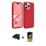 Marsilyan™- İphone 15 Pro Max Kılıf Kozmos Yansıma Özel Seri - Siyah Buffer Cam Ekran Koruyucu + Raze Metal Kamera Lens