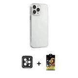 Marsilyan™- İphone 15 Pro Max Kılıf Kutup Doku Koleksiyonu - Siyah Buffer Cam Ekran Koruyucu + Pvd Metal Kamera Lens - S