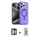 Marsilyan™- İphone 15 Pro Max Kılıf Nova Asil Prime - Siyah Polymer Nano Ekran Koruyucu + Pvd Metal Kamera Lens - Gs