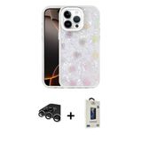 Marsilyan™- İphone 15 Pro Max Kılıf Odak Prime - Siyah Bilvis Hayalet Cam Ekran Koruyucu + Raze Metal Kamera Lens - Gs