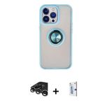 Marsilyan™- İphone 15 Pro Max Kılıf Yörünge Çizgi - Siyah Bilvis 0.18Mm Plus Cam Ekran Koruyucu + Raze Metal Kamera Lens